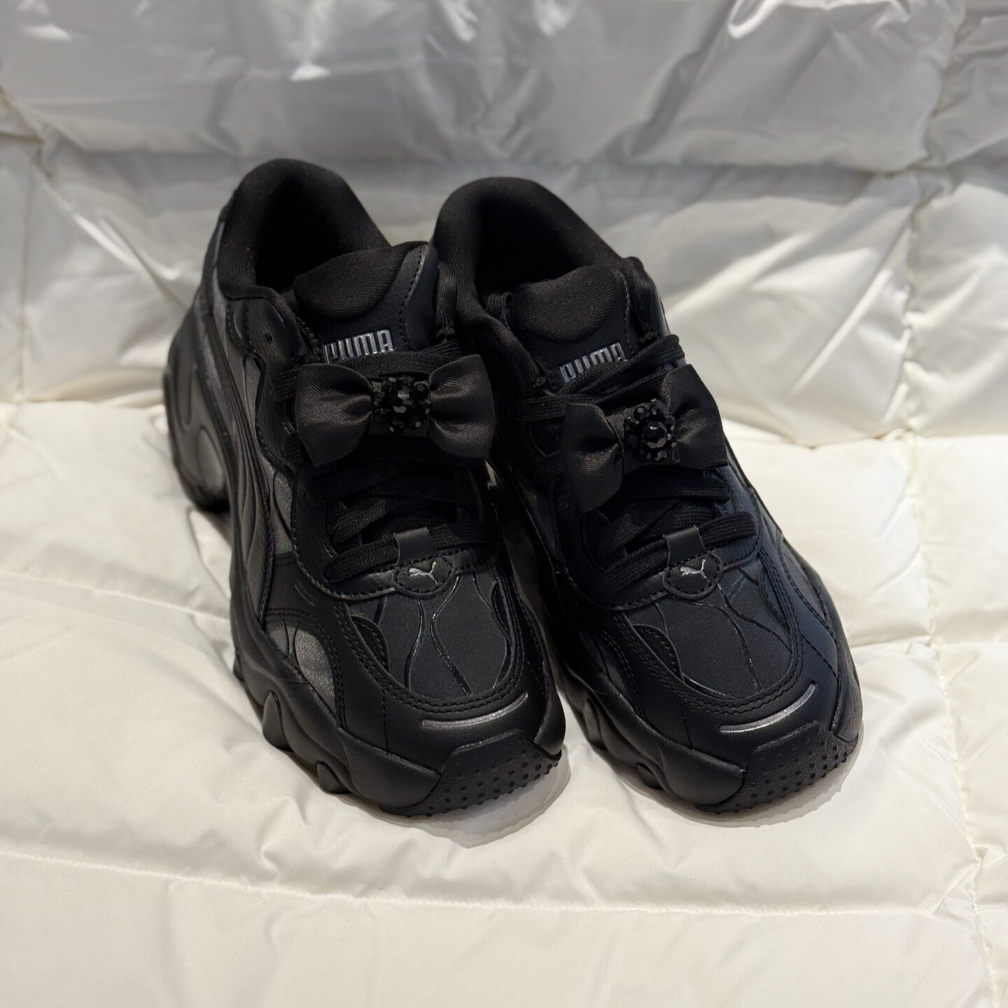 日本未発売 PUMA Pulsar Wedge Black プーマ パルサー ウェッジ ウィメンズ ブラック 400973-01 - 画像 (4)