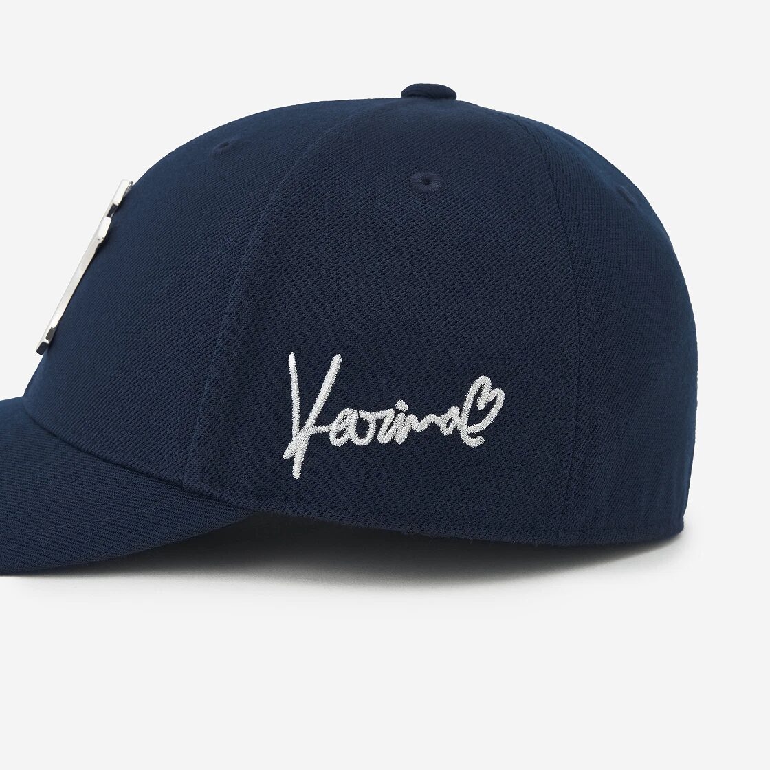 日本未入荷 MLB aespaカリナ限定 ストラクチャード ボールキャップ 韓国キャップ Karina Exclusive Structured Ball Cap New York Yankees Navy 3ACPKRN5N - 画像 (4)