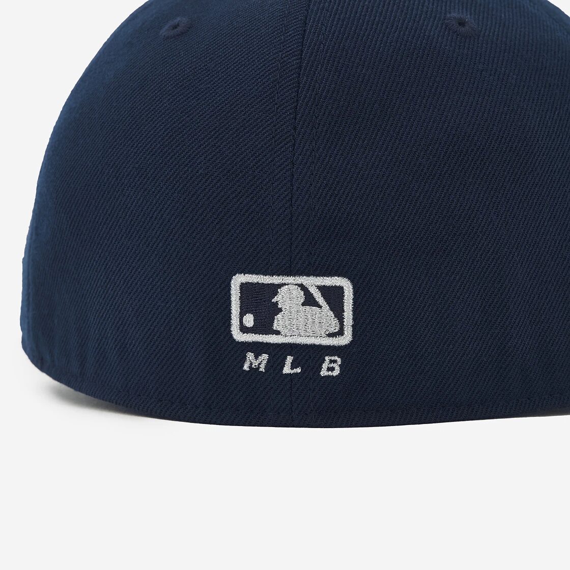 日本未入荷 MLB aespaカリナ限定 ストラクチャード ボールキャップ 韓国キャップ Karina Exclusive Structured Ball Cap New York Yankees Navy 3ACPKRN5N - 画像 (6)