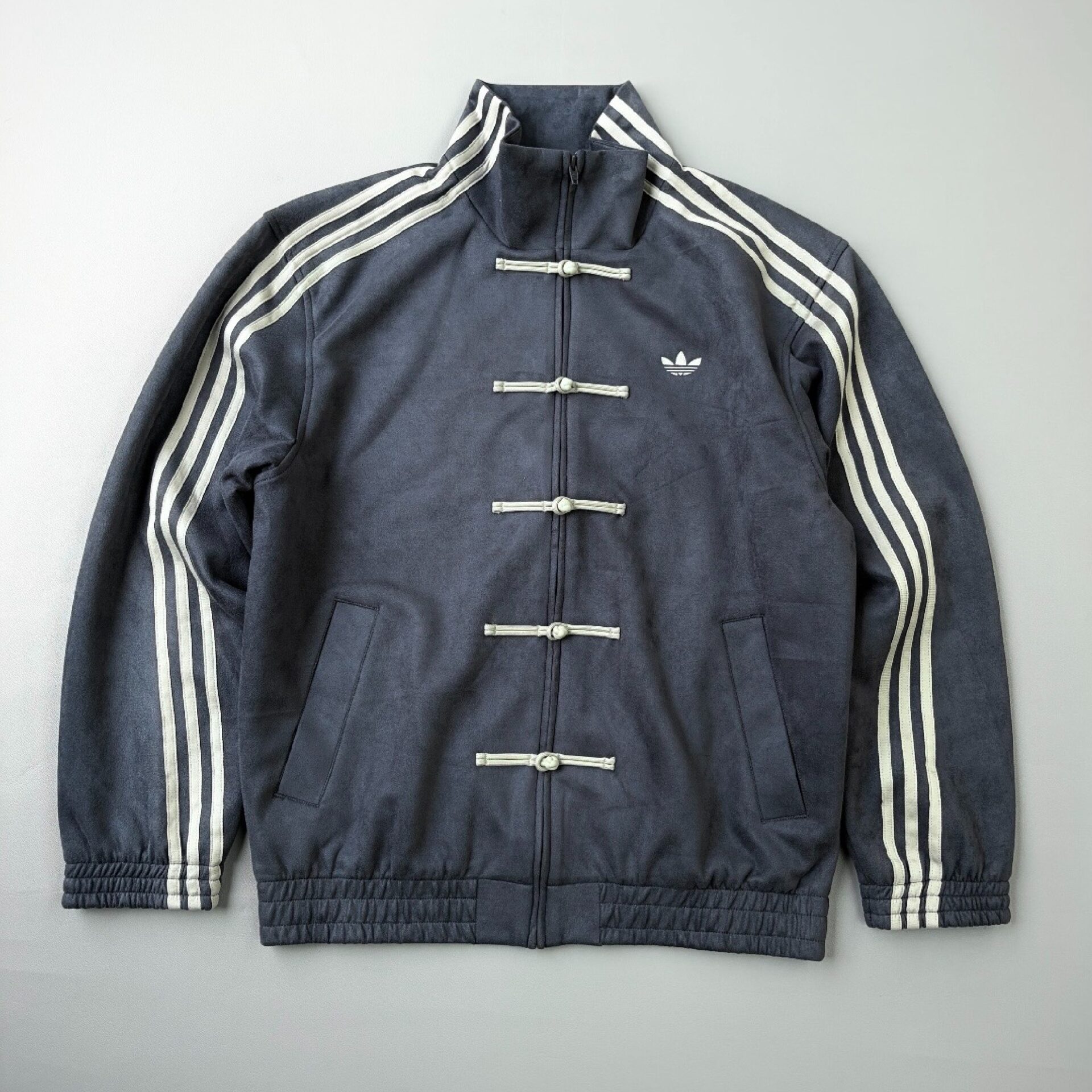 日本未発売 adidas オリジナル CTT チャイニーズ トラック カジュアル ジャケット KR0295 ブルー