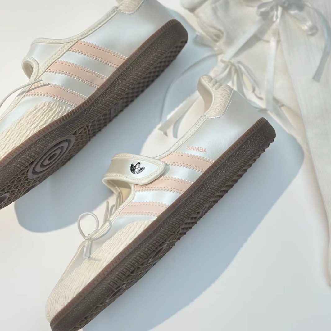 日本未発売 adidas アディダス オリジナルス サンバ ジェーン コアホワイト チョークホワイト JR4482 - 画像 (6)