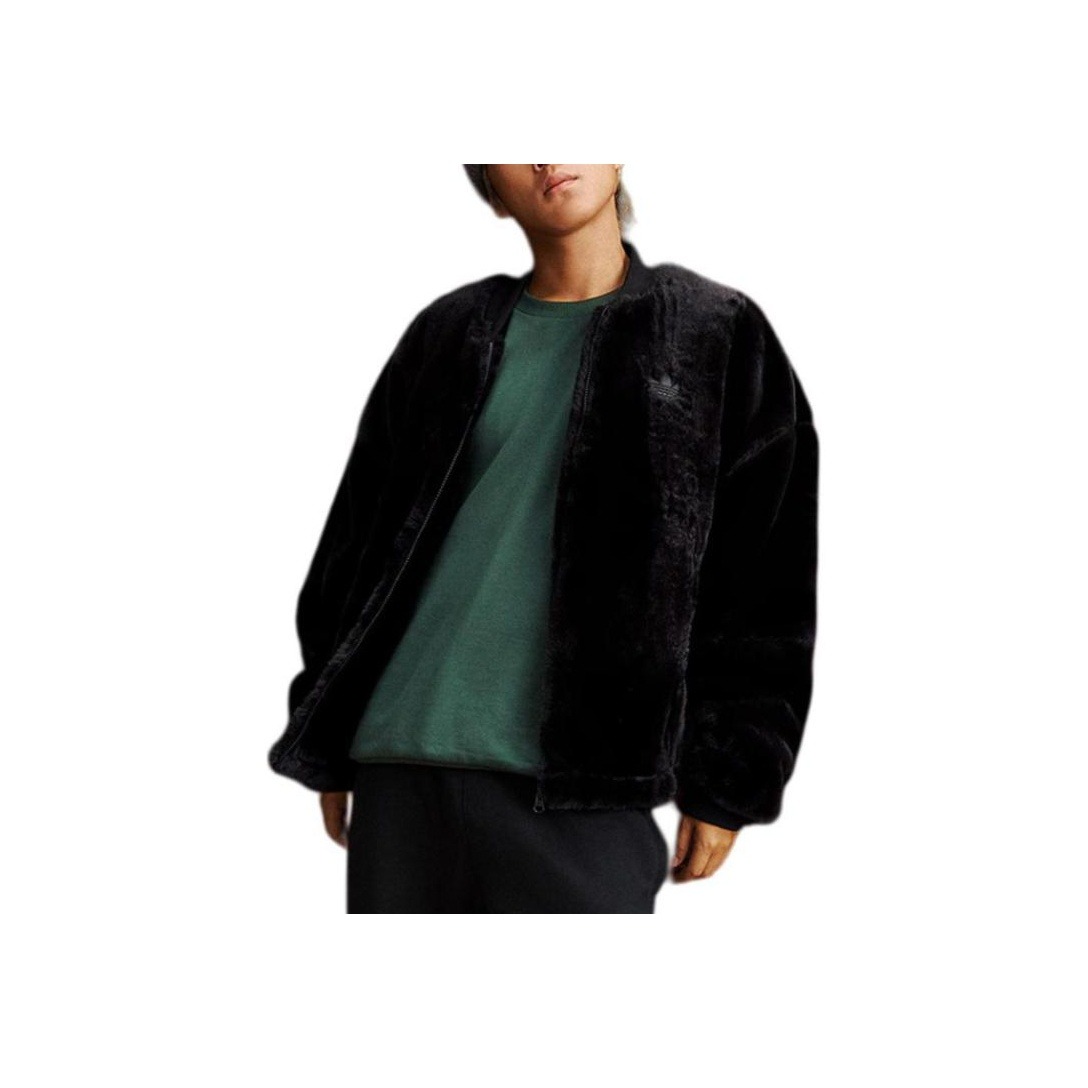 日本未入荷 adidas New Fur Jacket Black アディダス ニュー ファー ジャケット ブラック JD3776 - 画像 (3)