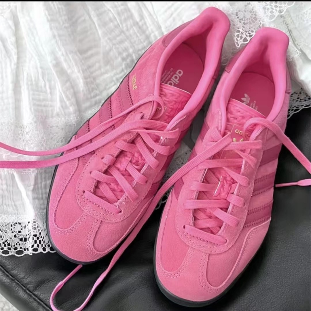日本未入荷 アディダス ガゼル インドア ピンクフュージョン ワイルドパイン JI2585 - 画像 (2)