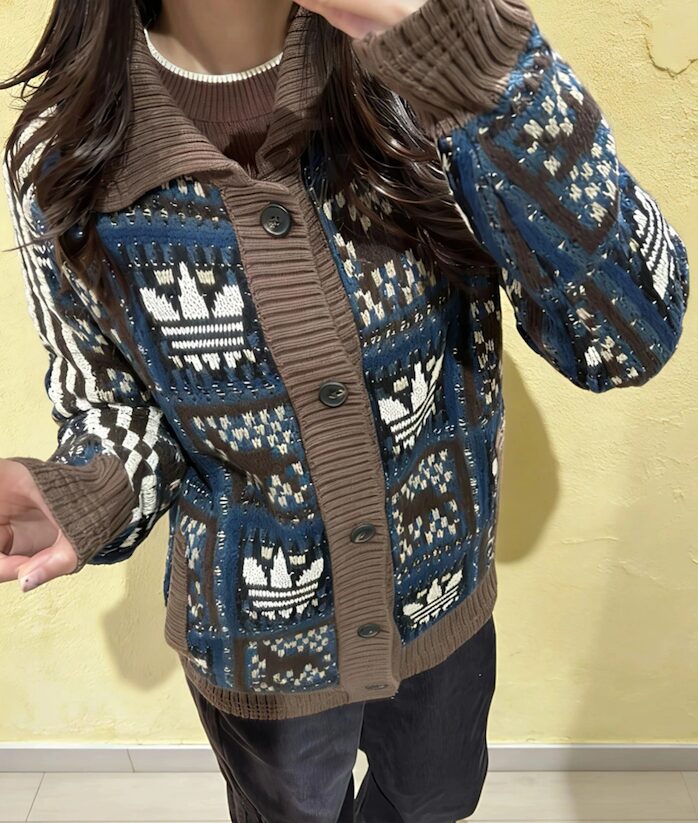 日本未入荷 adidas アディダス クラフト スウェーターニットジャケット KT0715 - 画像 (7)