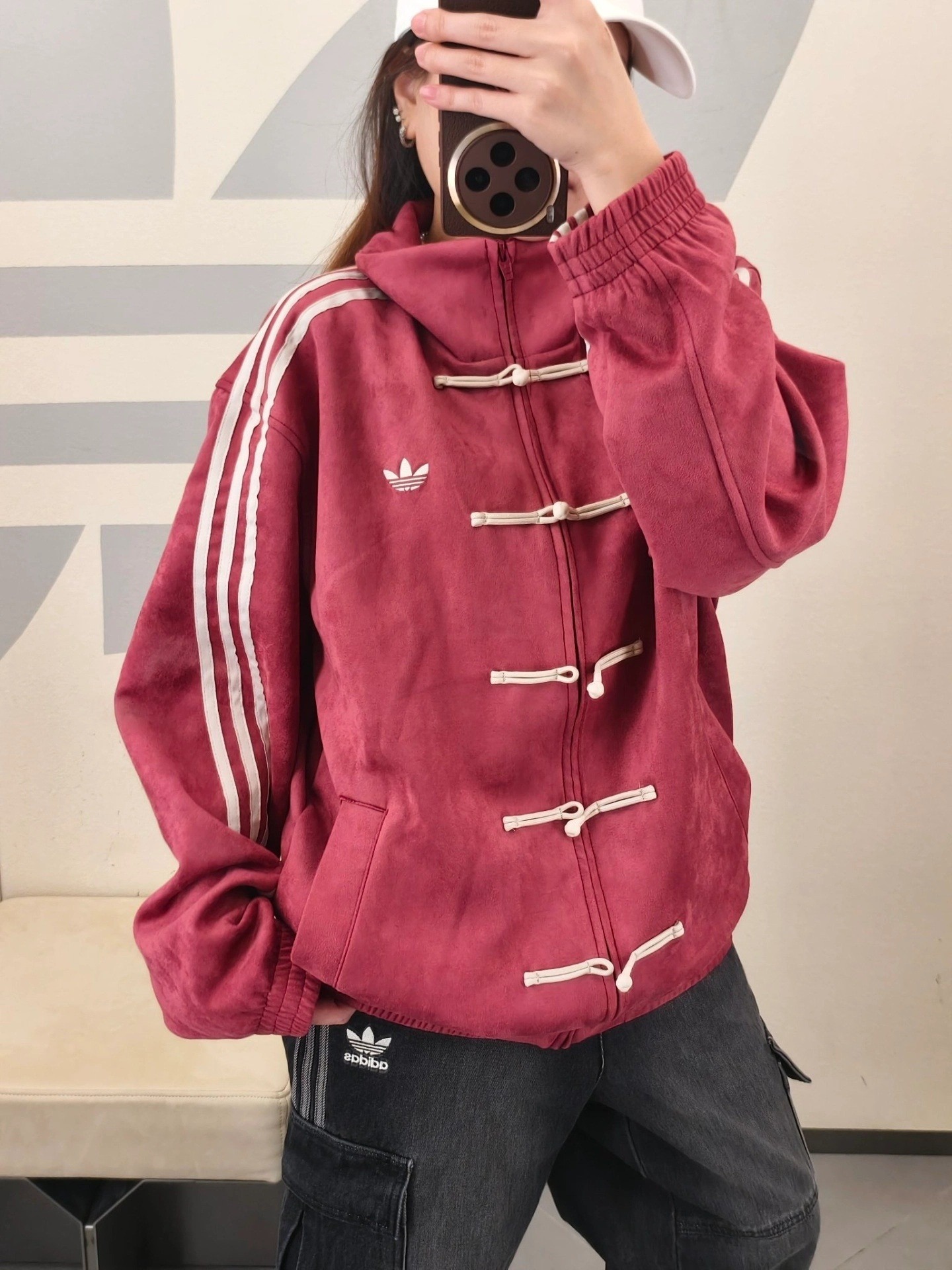 日本未入荷 adidas アディダス CTT 3.1 ジャケット チャイニーズ レッド JY8276 - 画像 (4)