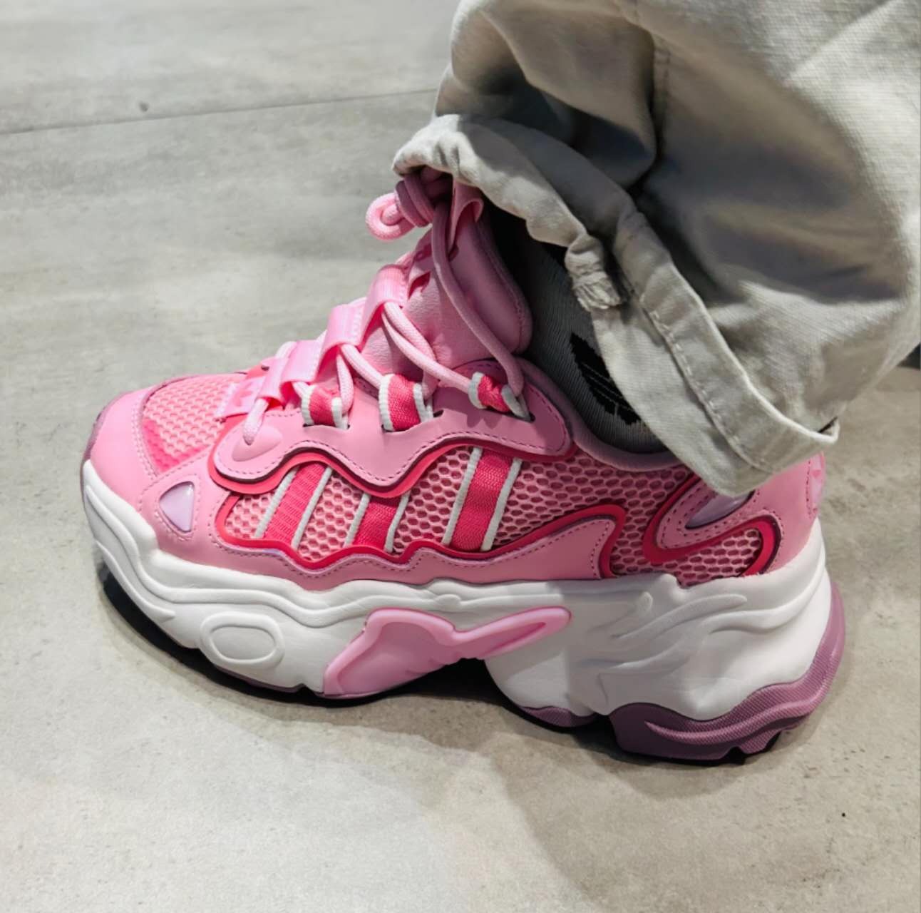 日本未入荷 adidas Originals OZTHEMIS Fabric Pink アディダス オリジナルス オズテミス ファブリック ピンク IH0839 - 画像 (7)