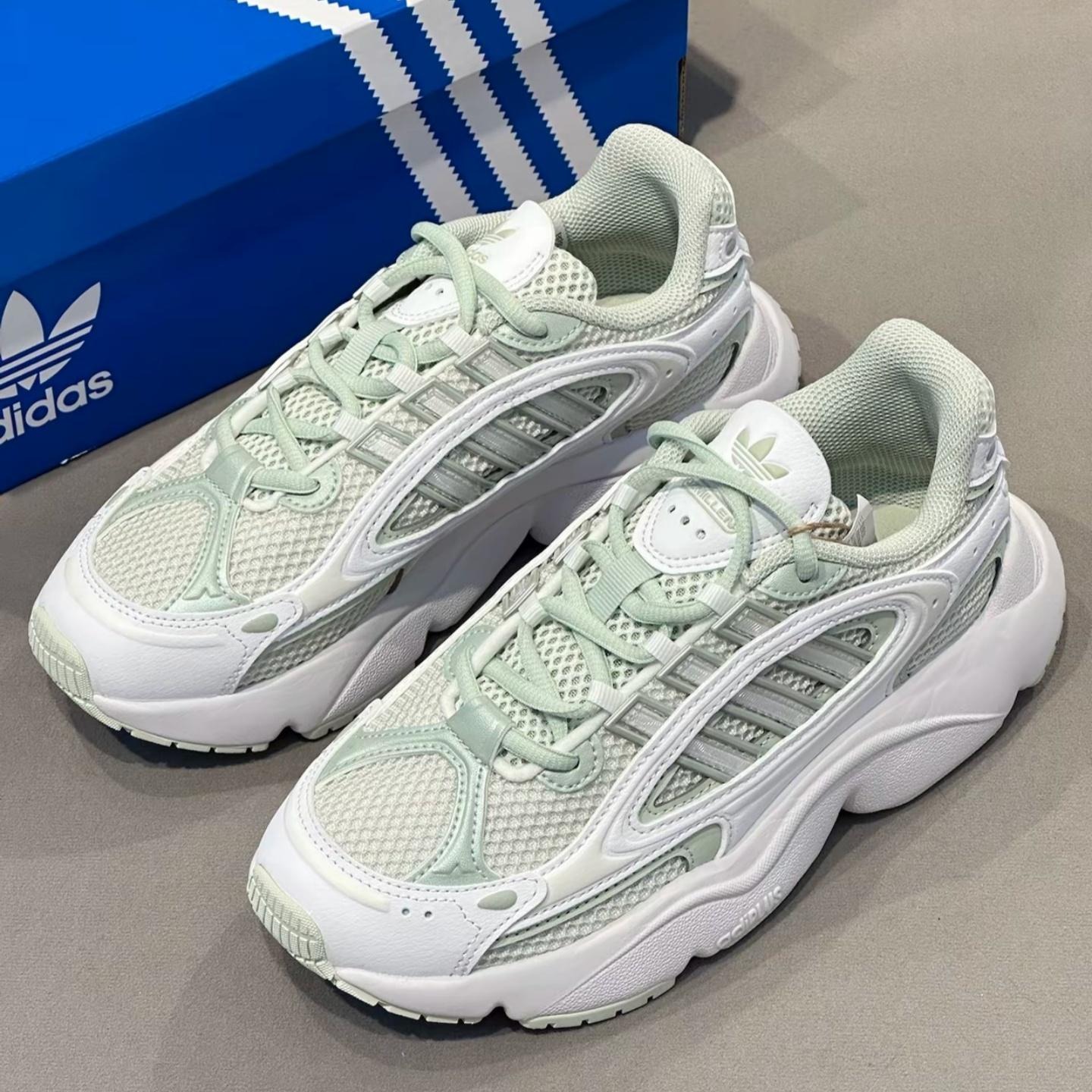 日本未入荷 adidas Originals OZMILLEN White Green アディダス オリジナルス オズミレン ホワイト グリーン IG2087 - 画像 (5)