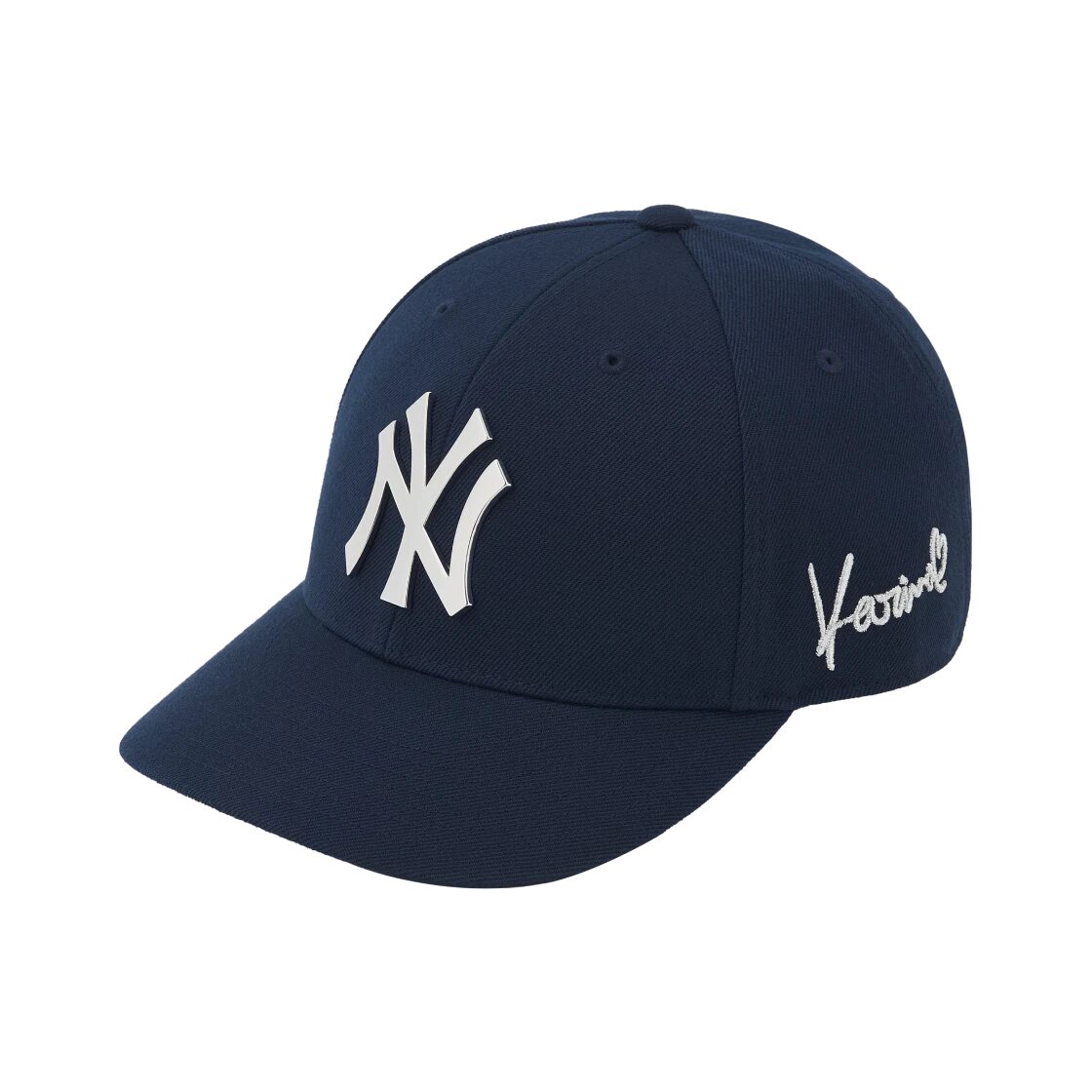 日本未入荷 MLB aespaカリナ限定 ストラクチャード ボールキャップ 韓国キャップ Karina Exclusive Structured Ball Cap New York Yankees Navy 3ACPKRN5N - 画像 (2)
